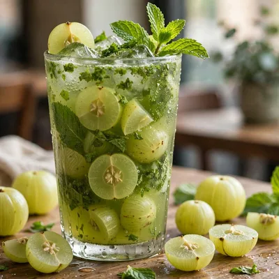 Amla Pudina Mojito